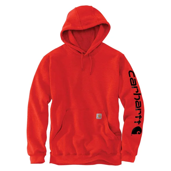 Carhartt Loose Fit Midweight Logo Sleeve Graphic Sweatshirt - Currant Heather