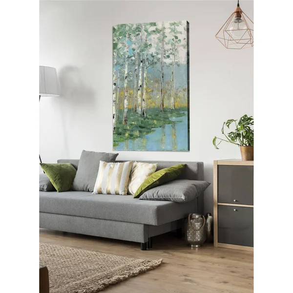 Birch Reflections III -Premium Gallery Wrapped Canvas - 18 x 27