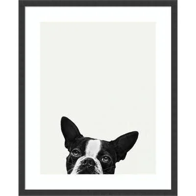 Loyalty (Dog) -Photograph Print on Paper Wrought Studio Size: 31x22 H x 25x22 W x 0.75x22 D, Format: Simply Satin Black