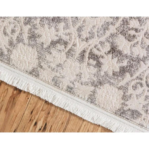 Unique Loom Light Gray Tyche New Classical 3& 3 x 5& 3 Area Rug