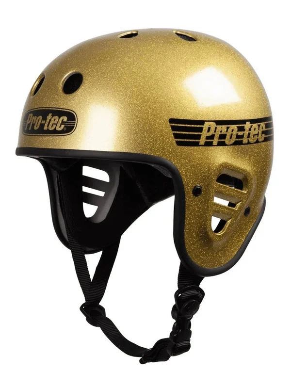 Pro Tec Full Cut Helmet-Gold Flake