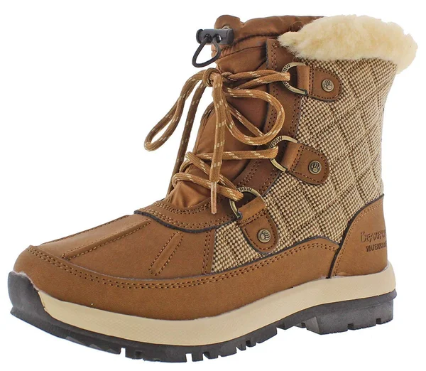 Bearpaw Women's Bethany Boot - 8 - Chocolate, Khaki
