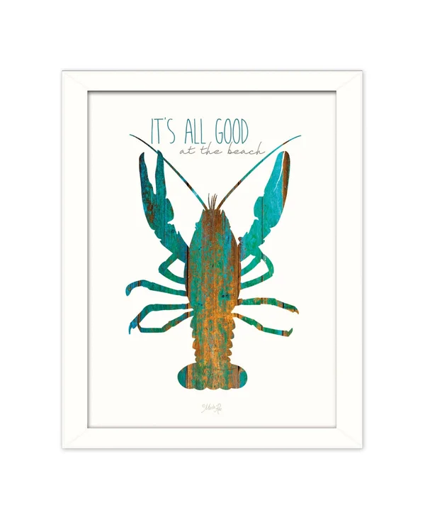 Trendy Decor 4U It's All Good at The Beach Printed Wall Art