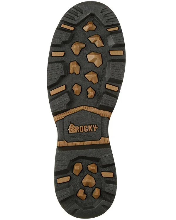Men's Rocky 8 inch Maxx 800G Insulated Waterproof Boot Rks0322, Size: 11.5 Medium, Brown