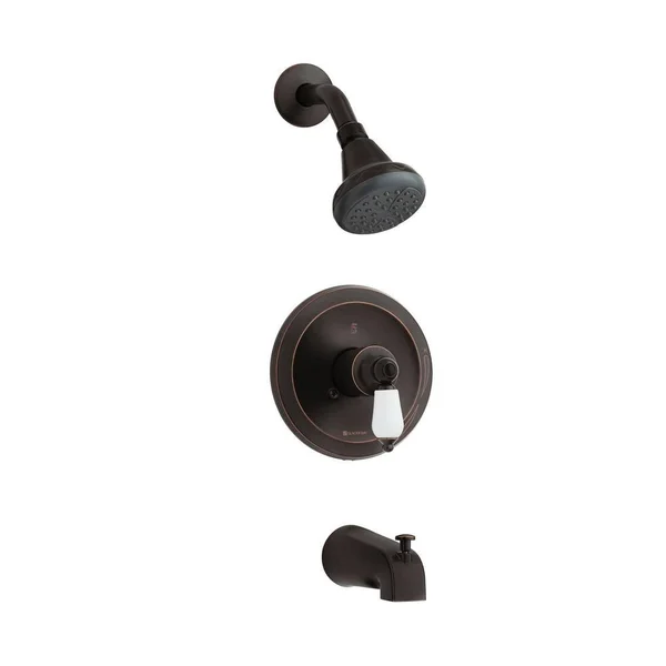 Glacier Bay HD873X-8627D Teapot Single-Handle Tub and Shower Faucet, Bronze