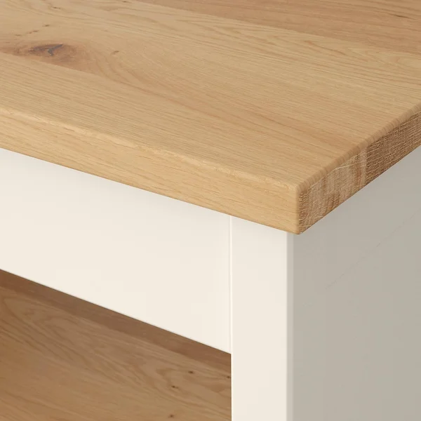 IKEA - TORNVIKEN Kitchen Island, Off-white/oak, 28 3/8x20 1/2