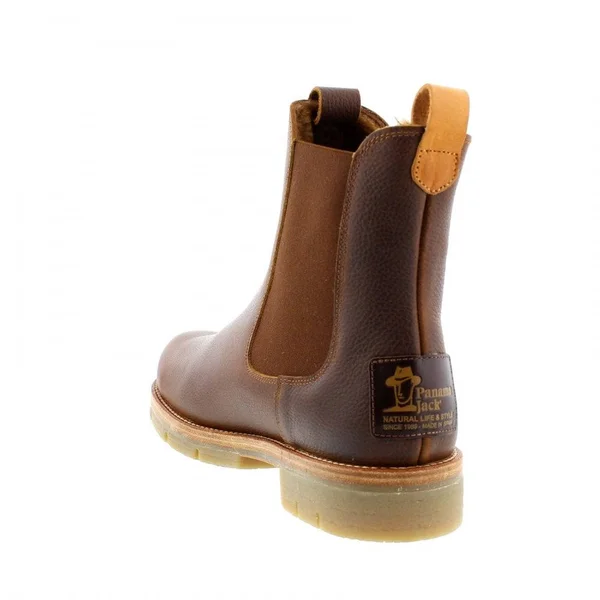 Panama Jack Filipa Igloo Nature B2 Napa Grass Cuero/Bark Tan Womens Ankle Boots