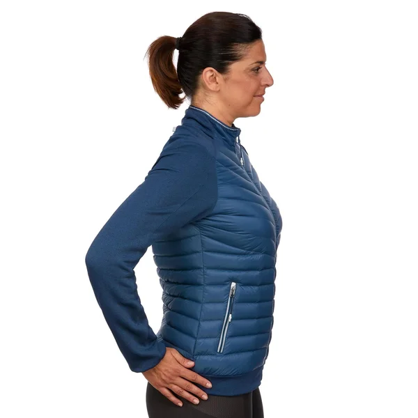 Wedze Women's 900, Skiing 2nd Layer, Jacket in Snowy White, Size Xs