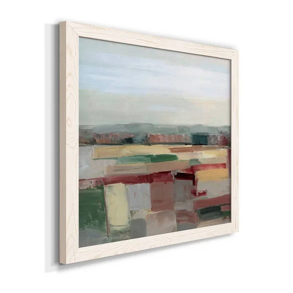 Indigo Field II - Picture Frame Painting on Canvas Winston Porter Format: Walnut Framed Canvas - Size: 34.5x22 H x 34.5x22 W x 1x