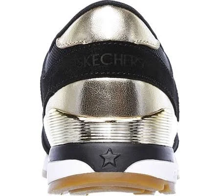 Skechers Women's Sunlite Revival Sneaker, Size: 7, Black