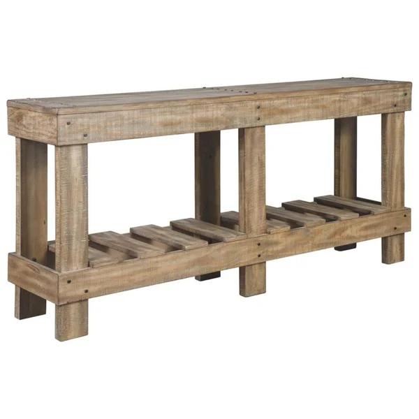 The Gray Barn Sycamore Rise Console Sofa Table - Wood - Brown