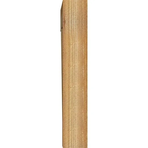 Ekena Millwork BKT04X20X24TRA05RWR 4x22W x 20x22D x 24x22H Traditional Block Rough Sawn BRACKET - Western Red Cedar
