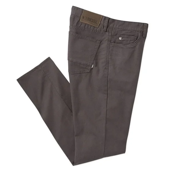 Linksoul Cotton Bamboo Blend 5-Pocket 33W x 32L - Charcoal