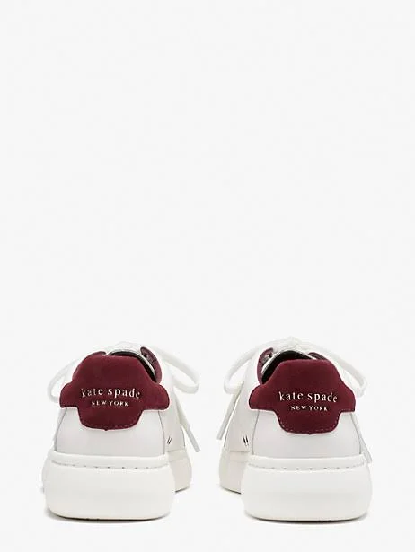 Kate Spade Lift Sneakers, Optic White/Grenache - 8