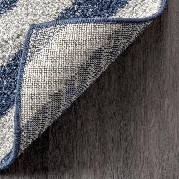 nuLOOM Zadie Geometric Area Rug, Blue, 8x10 ft