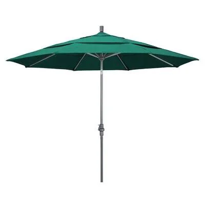 Pyatt Market Umbrella Sol 72 Outdoor Frame Color: Bronze, Fabric Color: Spectrum Aztec, Size: 11'
