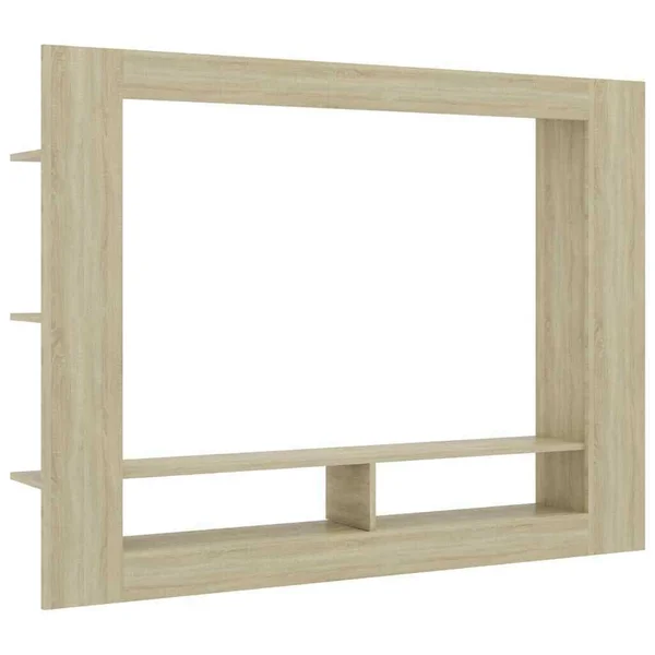 vidaXL TV Cabinet Sonoma Oak 59.8x22x8.7x22x44.5x22 Chipboard