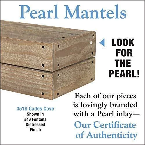Pearl Mantels The Cades Cove Fontana Finish 72x22 Pallet Mantel Shelf