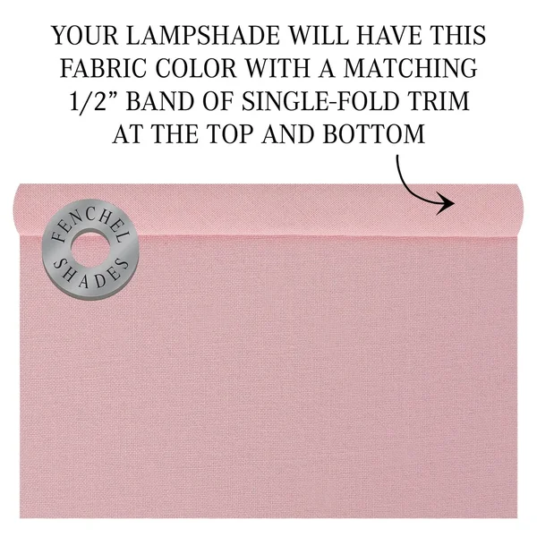 Fenchel Shades, 18x22 Top Diameter x 18x22 Bottom Diameter x 12 Height, (Spider Attachment) Drum Lamp Shade - (Linen Peony)