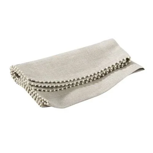 Saro Pearl Napkin Set of 4