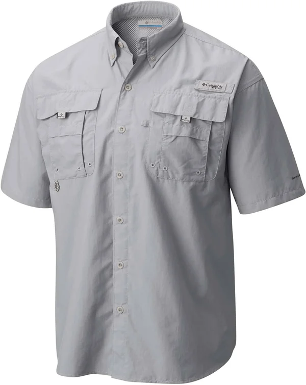Columbia Bahama II S/S Shirt XLT - Cool Grey