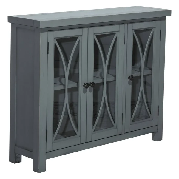 Hillsdale Furniture Bayside Three (3) Door Cabinet - Robin Egg Blue