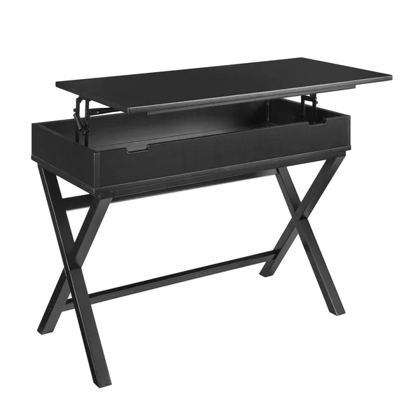 Linon Peggy Lift Top Desk, Black