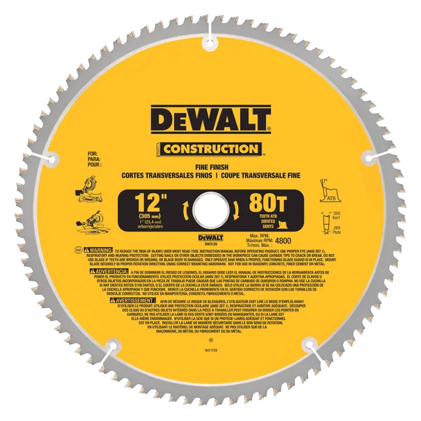 DeWalt - 12in Circular Saw Blade DW3128