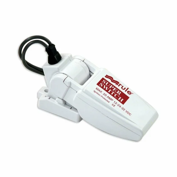 Rule 37FA SuperSwitch Bilge Float Switch, Moisture Tight Seals with Fuse Holder