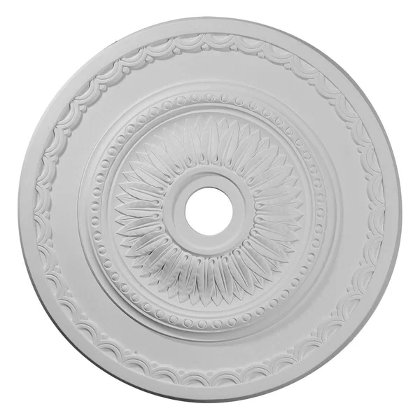 29 1/2x22OD x 3 5/8x22ID x 1 5/8x22P Sunflower Ceiling Medallion (Fits Canopies Up to 5 5/8x22) Ekena Millwork Finish: Bronze Bl