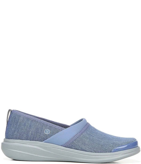 Bzees Coco Women's Slip on Shoes Washed Denim : 10 M
