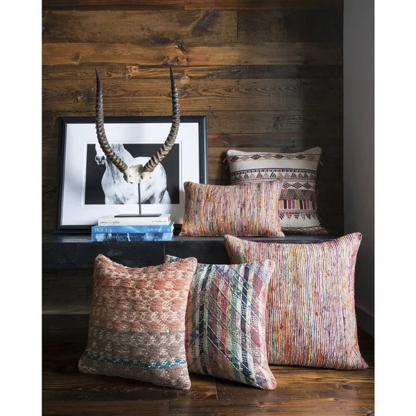 Loloi P0242 Decorative Pillow, Black