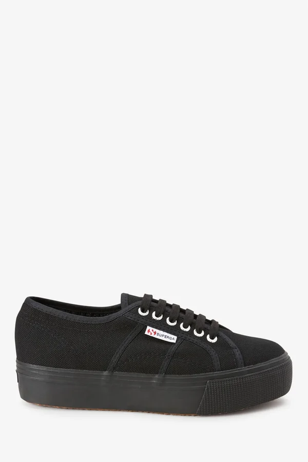 Womens Superga 2790 Trainers - Black