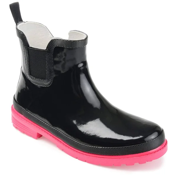 Journee Collection Women's Tekoa Rain Boot Black 6.5