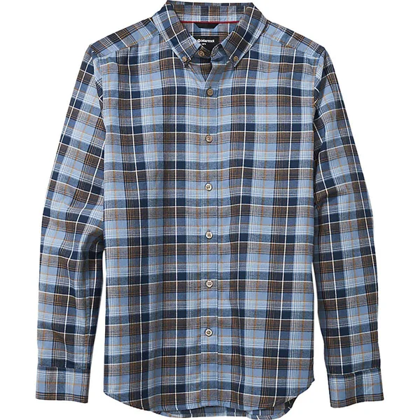 Marmot Harkins Lightweight Flannel Long-Sleeve Shirt - Men's Dusk, XXL