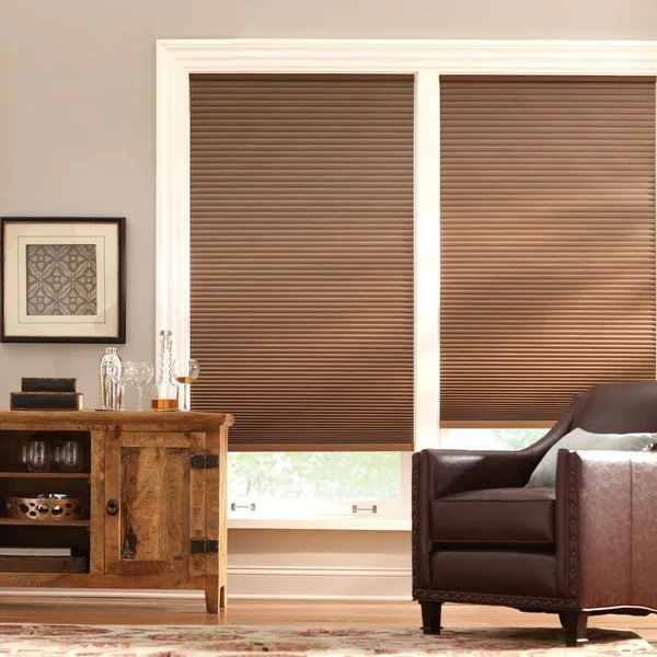 Home Decorators Collection Mocha Cordless Blackout Cellular Shade - 70.5 in. W x 72 in. L, Brown