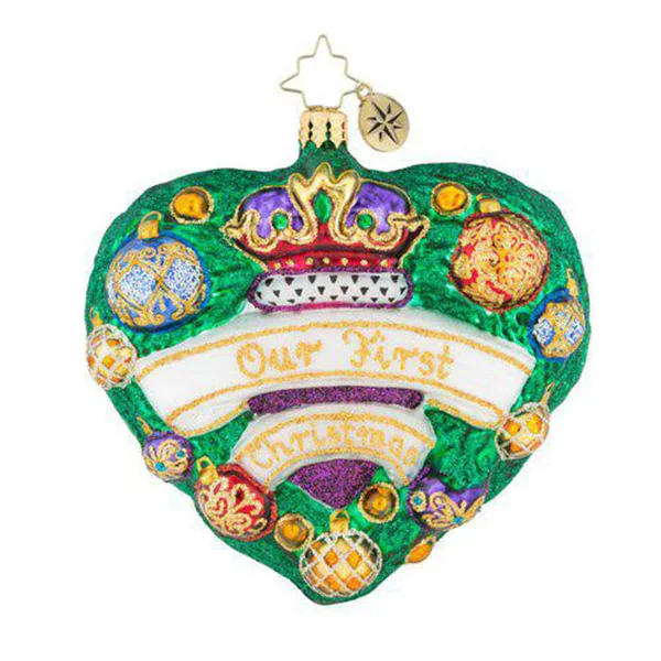 Evergreen Is My Heart Ornament by Christopher Radko