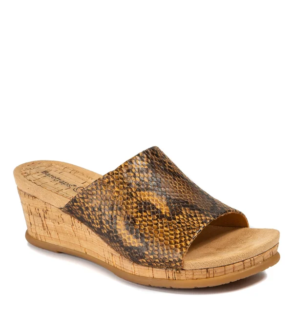 Baretraps Women's Flossey Wedge Sandals - Size: 7, Brown
