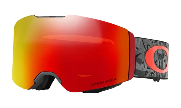 Oakley Fall Line Caribbean Sea Red Prizm Snow Rose Goggles