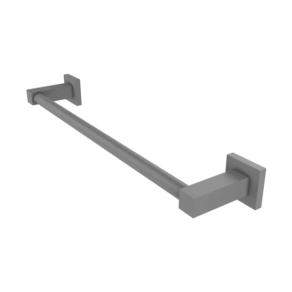 Allied Brass MT-41-36-GYM 36 in. Montero Collection Contemporary Towel Bar Matte Gray