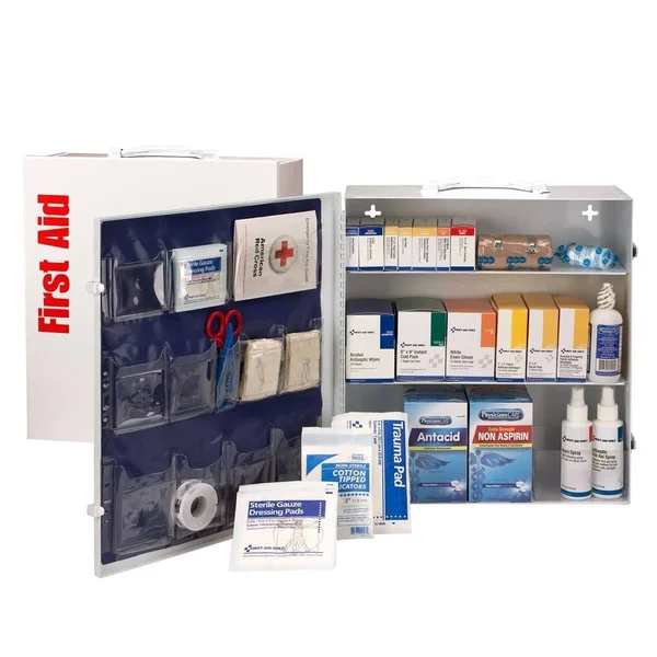 First Aid Only 90574 Bulk First Aid Cabinet, Metal, 100 Person