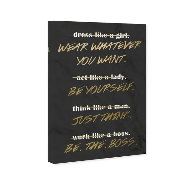 Oliver Gal Be You Canvas Wall Art