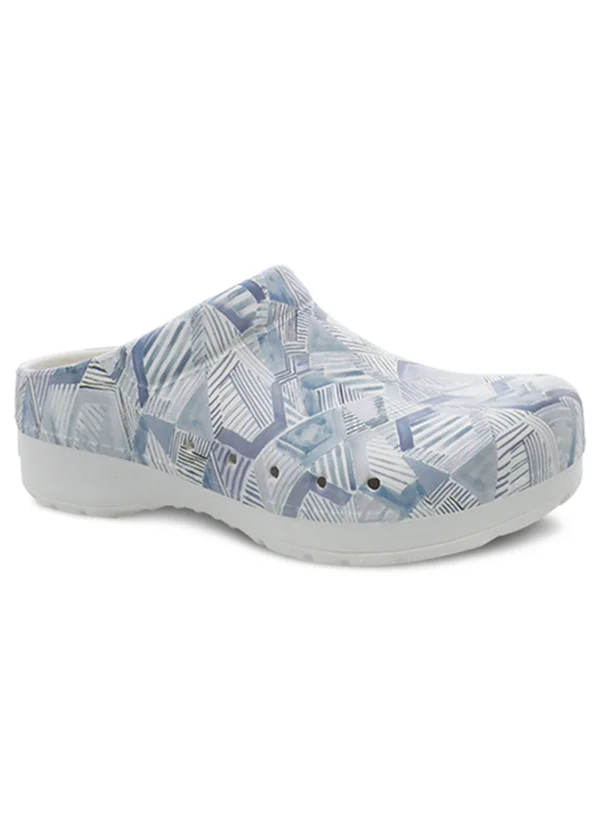 Dansko Women's Kane Grey Geo Slip on Mule 42