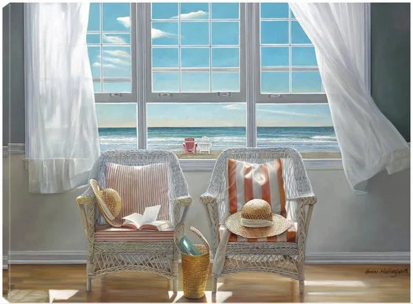 Companions Canvas Art by Karen Hollingsworth 32x24 Fineartcanvas