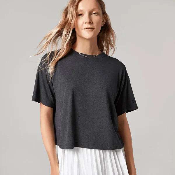 Allbirds Women's TrinoXO Tee - Relaxed Fit - Natural Grey, Size Xs