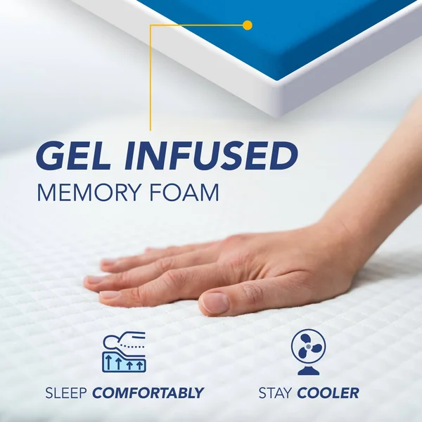 DynastyMattress 10-Inch Memory Foam Mattress-Twin Size
