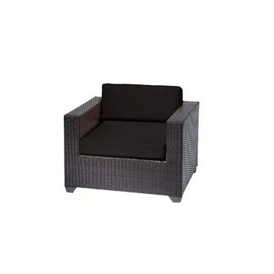 Fernando Patio Chair with Cushions Sol 72 Outdoor Cushion Color: Black