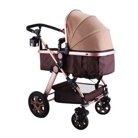 VEVOR Luxury Stroller Foldable Pushchair Pram High View Carriage Infant Stroller, Size: Newborn