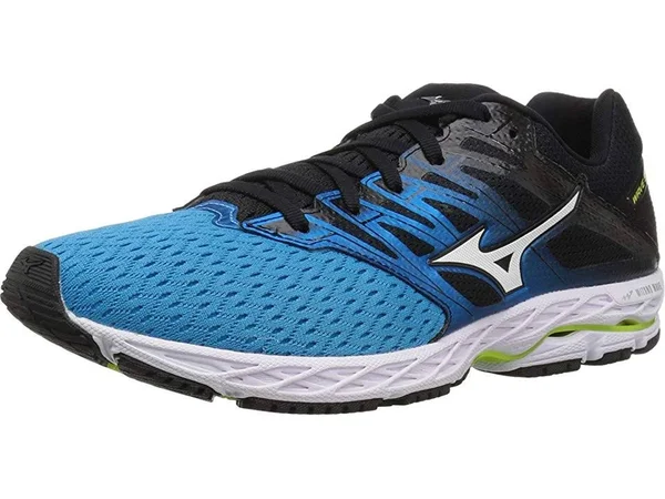 Mizuno Wave Shadow 2 Men's Running Shoes - Blue/Yellow, Size: 8.5