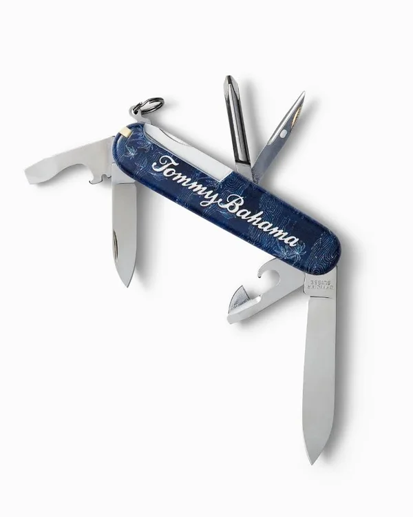 Tommy Bahama Victorinox Swiss Army Climber Pocket Knife - Marlin Bay - Mazarine Blue
